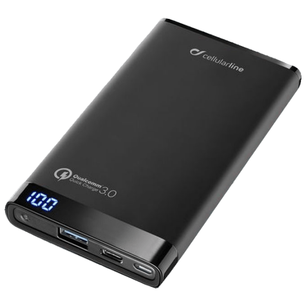 Power Bank 8000 mAh Cellularline FreePower Manta Pro (15 W) Black  photo 1