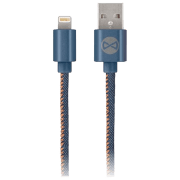 Cablu pentru telefon Forever Jeans USB Type-A/ Lightning Blue 