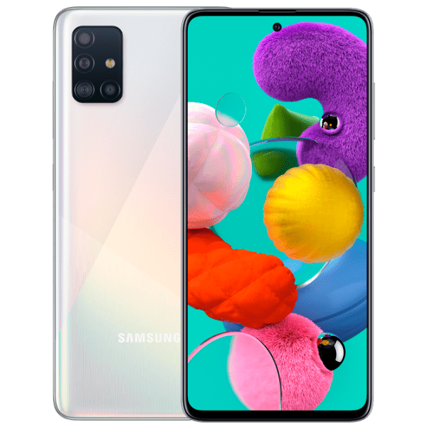 Samsung Galaxy A51 128 GB White 6.5" | 48 MP | 6 GB | Dual SIM photo 1