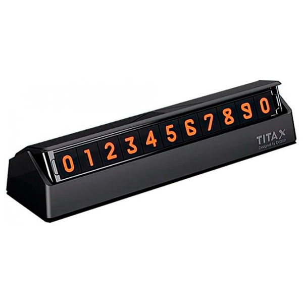 Card de parcare Xiaomi TITA Temporary Parking Black  photo 2