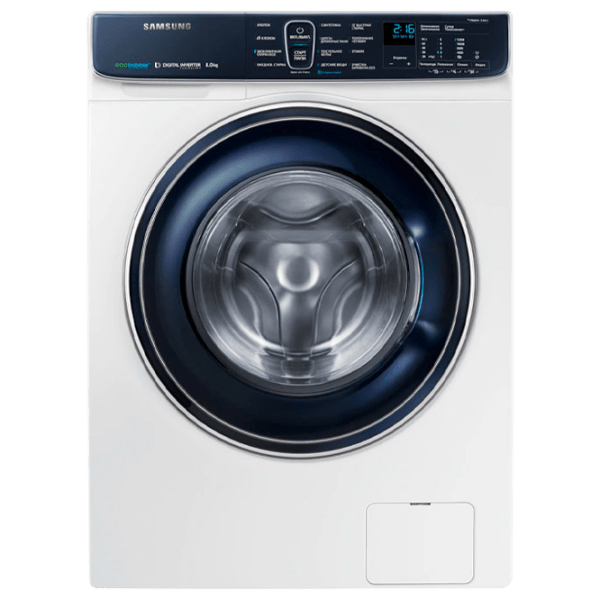 Mașină de spălat Samsung WW80K52E61WDBY White 8 kg, 1200 rpm, A (old) photo 1