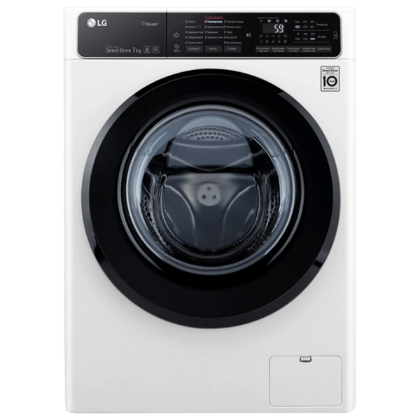 Mașină de spălat LG F2H5HS6W White 7 kg, 1200 rpm, A photo 1
