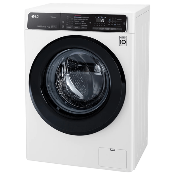 Mașină de spălat LG F2H5HS6W White 7 kg, 1200 rpm, A photo 3