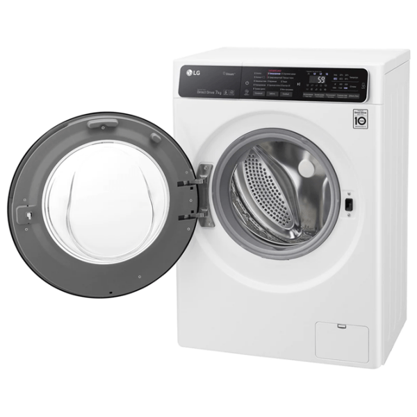 Mașină de spălat LG F2H5HS6W White 7 kg, 1200 rpm, A photo 7