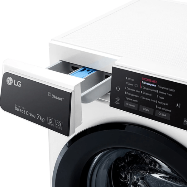 Mașină de spălat LG F2H5HS6W White 7 kg, 1200 rpm, A photo 10