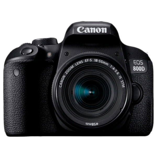 Cameră foto Canon EOS 800D + EF-S18-55 IS STM Kit Black CMOS, 24.2 MP, f/ 3.5 - f/ 5.6 photo 1