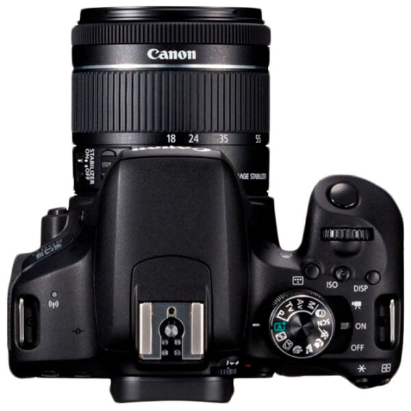 Cameră foto Canon EOS 800D + EF-S18-55 IS STM Kit Black CMOS, 24.2 MP, f/ 3.5 - f/ 5.6 photo 2