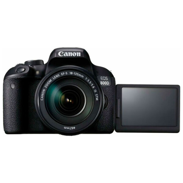 Cameră foto Canon EOS 800D + EF-S18-55 IS STM Kit Black CMOS, 24.2 MP, f/ 3.5 - f/ 5.6 photo 4