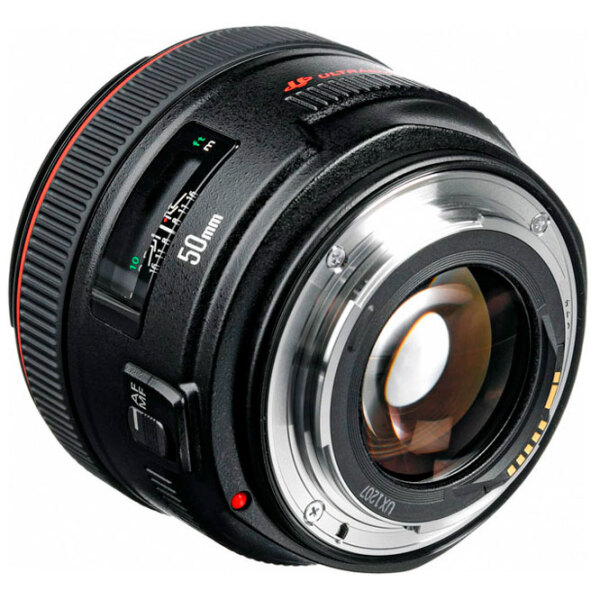 Объектив Canon EF 50mm f/ 1.2L USM, Черный  photo 4