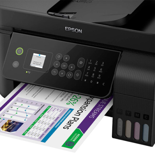 МФУ Epson L5190 Черный Струйный, Цветная,  photo 4