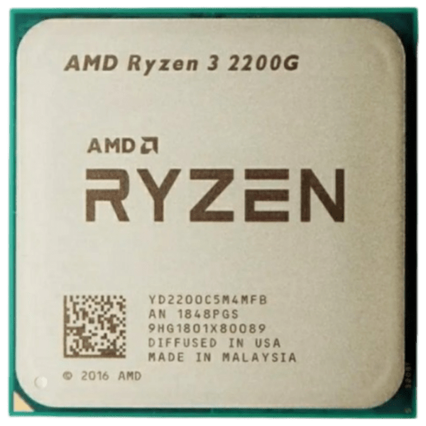 Процессор AMD Ryzen 3 2200G 3.50 ГГц - 3.70 ГГц Tray Radeon Vega 8 Graphic photo 1