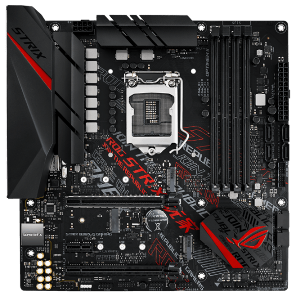 Материнская плата Asus ROG STRIX B365-G GAMING mATX  photo 1