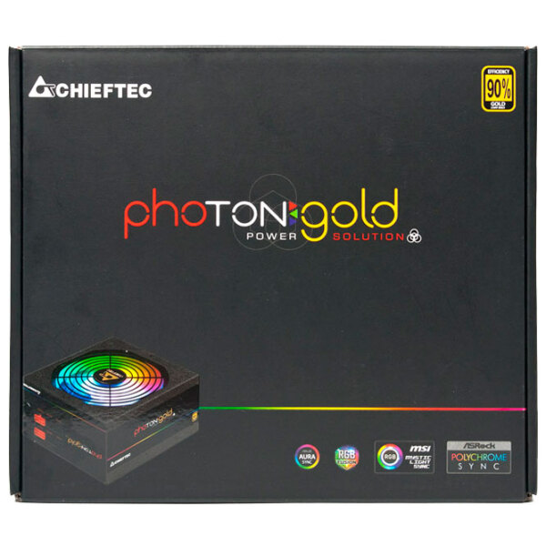 Блок питания ATX 12V 2.3 Chieftec GDP-650C-RGB 650 Вт Черный  photo 4