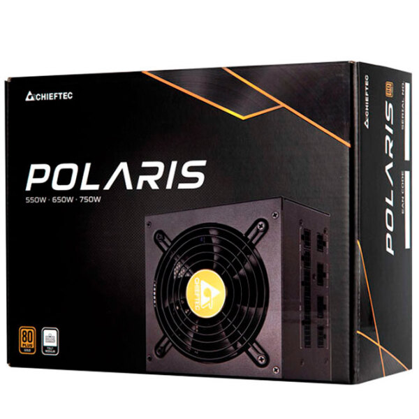 Блок питания ATX 12V 2.3 Chieftec POLARIS PPS-750FC 750 Вт Черный  photo 5
