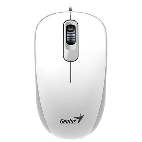 Mouse Genius DX-110 White Cu fir, 1000 dpi photo 1