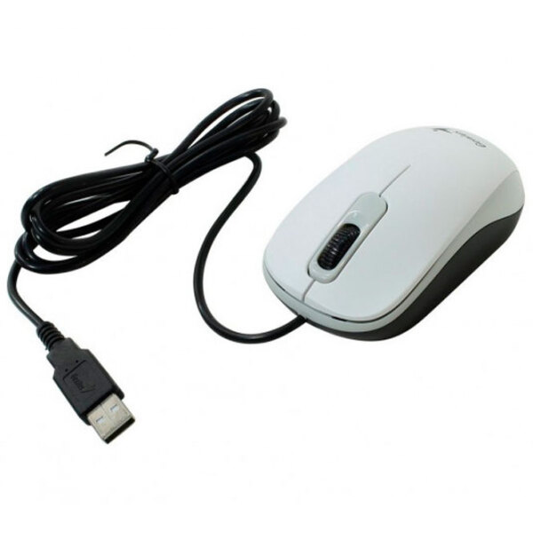 Mouse Genius DX-110 White Cu fir, 1000 dpi photo 5