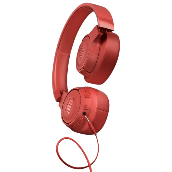 Căști JBL T750BTNC Red Fără fir + Cu fir / Personal / Over the ear photo 3