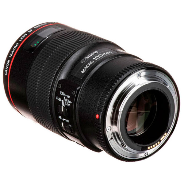 Объектив Canon EF 100mm f/ 2.8 L Macro IS USM, Черный  photo 4