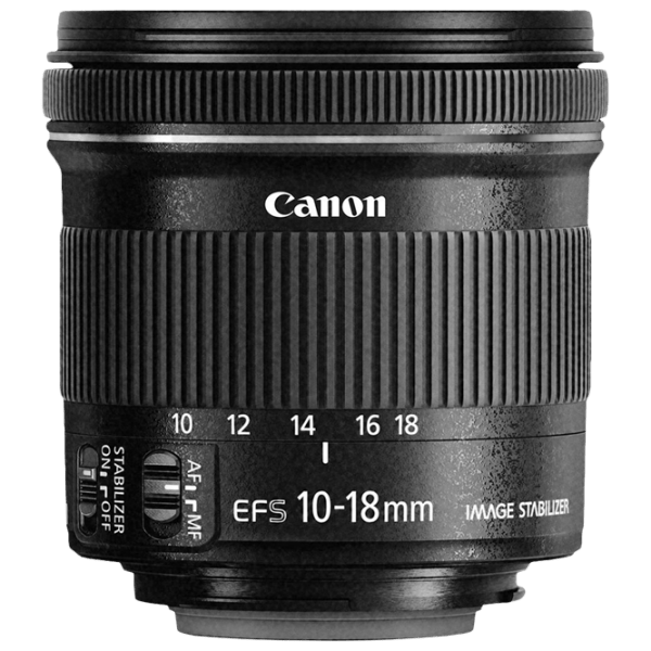 Zoom Lens Canon EF-S 10-18mm F/4.5-5.6 IS STM Black  photo 1