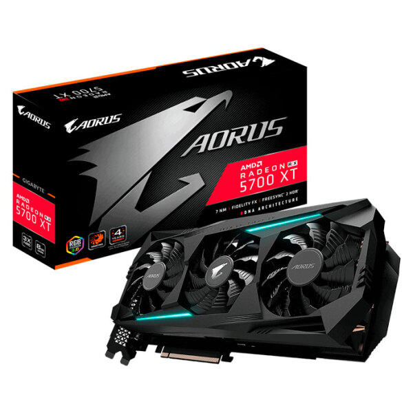 Видеокарта Gigabyte Radeon RX 5700XT 8ГБ GDDR6 Aorus  photo 8