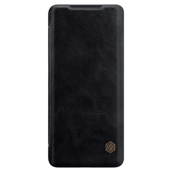 Husă pentru smartphone Samsung Galaxy S20 Ultra (QIN) Black Nillkin, Piele, Flip Cover photo 1
