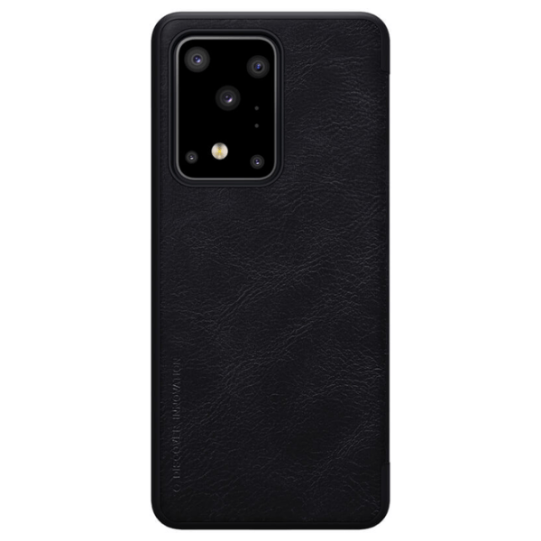 Husă pentru smartphone Samsung Galaxy S20 Ultra (QIN) Black Nillkin, Piele, Flip Cover photo 2