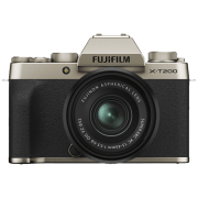 Cameră foto FujiFilm X-T200 + XC15-45mmF3.5-5.6 OIS PZ Kit Gold CMOS, 24.2 MP, f/ 3.5 - f/ 5.6