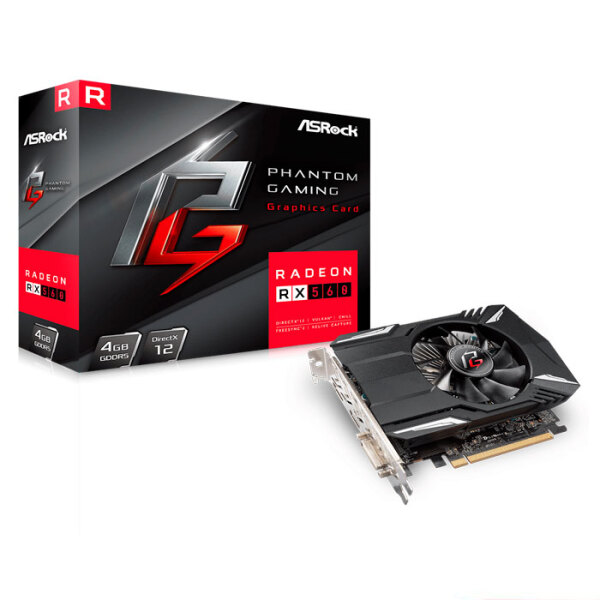 Видеокарта ASRock Radeon RX560 Phantom Gaming 4ГБ  photo 4