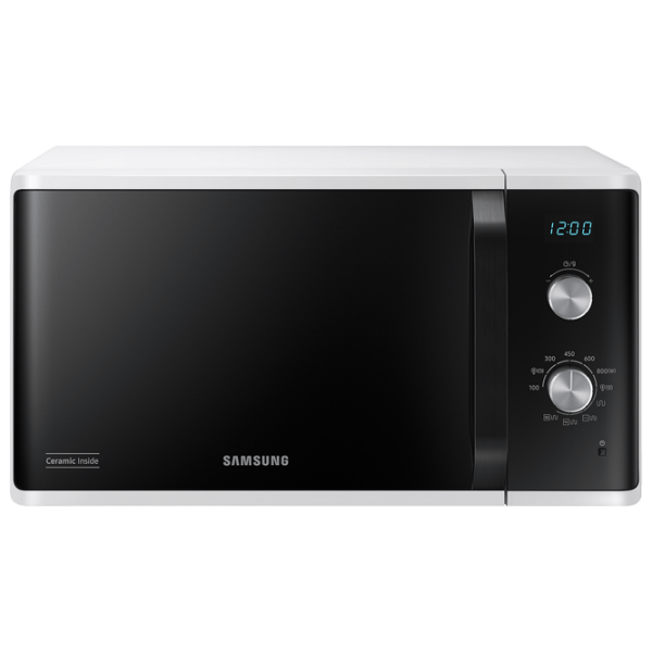 Cuptor cu microunde Samsung MG23K3614AW/ BW White Cu grill, 23 l, 800 W photo 1