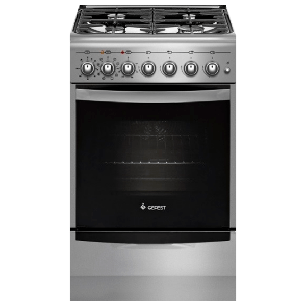 Aragaz Gefest 5102-03 0027 Inox Tipul plitei: Pe gaz, 55 l, Tipul cuptorului: Electric photo 1