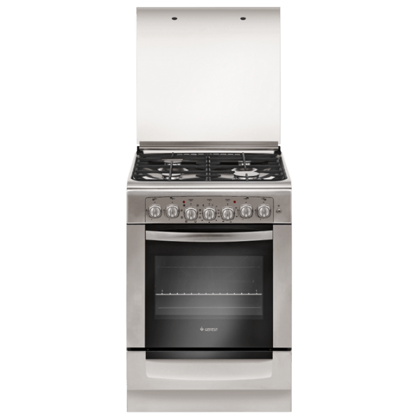 Aragaz Gefest 6102-03 0027 Inox Tipul plitei: Pe gaz, 55 l, Tipul cuptorului: Electric photo 1