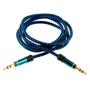 Кабель audio 3.5mm male -> 3.5mm male (1m), Tellur TLL311041, Синий 