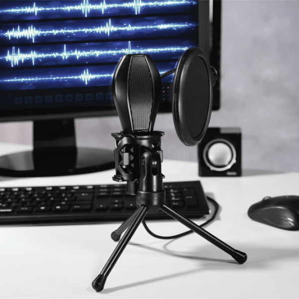 Микрофон Hama MIC-USB Stream Черный  photo 3