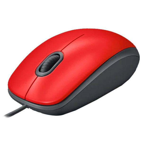 Mouse Logitech M110 Red Cu fir, 1000 dpi photo 4