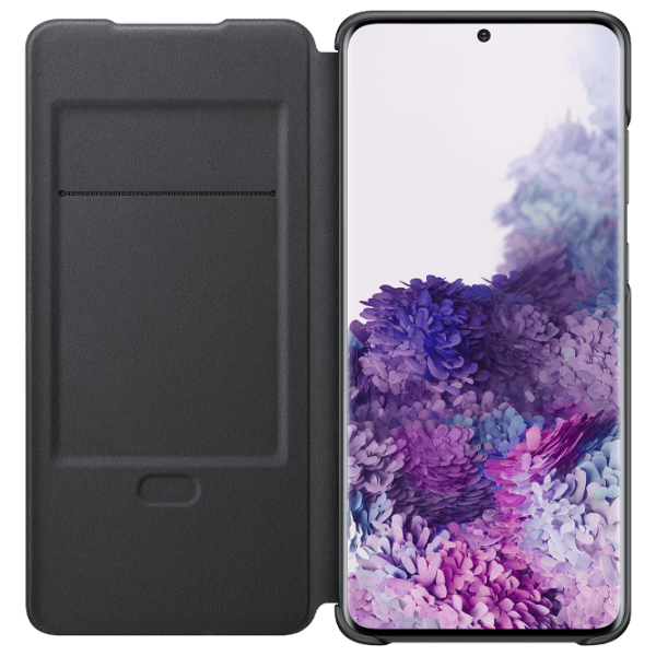 Husă pentru smartphone Samsung Galaxy S20 (EF-NG980) Black Samsung, Silicon, LED Flip Wallet photo 2