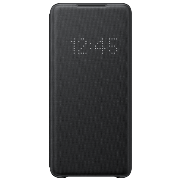 Husă pentru smartphone Samsung Galaxy S20 (EF-NG980) Black Samsung, Silicon, LED Flip Wallet photo 3