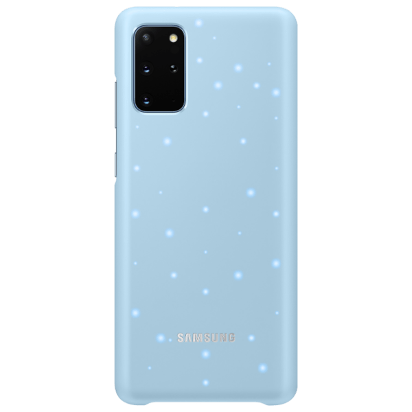 Husă pentru smartphone Samsung Galaxy S20+ (EF-KG985CLEGW) Blue Samsung, Silicon, Led Cover photo 1