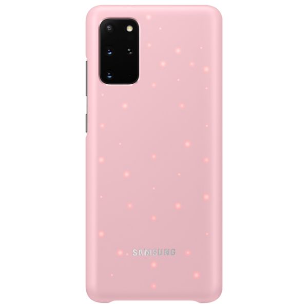 Husă pentru smartphone Samsung Galaxy S20+ (EF-KG985CPEGW) Pink Samsung, Silicon, Led Cover photo 1