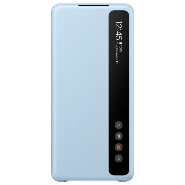 Husă pentru smartphone Samsung Galaxy S20+ (EF-ZG985CLEGW) Blue Samsung, Silicon, Flip Cover photo 2
