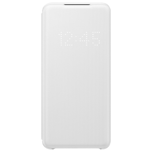 Husă pentru smartphone Samsung Galaxy S20 (EF-NG980PLE) White Samsung, Silicon, LED Flip Wallet photo 2
