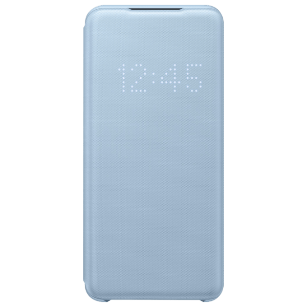 Husă pentru smartphone Samsung Galaxy S20 (EF-NG980PLE) Blue Samsung, Silicon, LED Flip Wallet photo 1