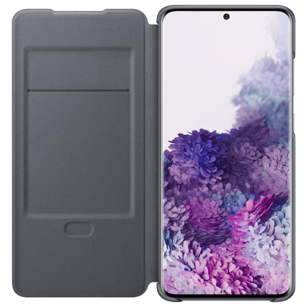 Husă pentru smartphone Samsung Galaxy S20 (EF-NG980) Gray Samsung, Silicon, LED Flip Wallet photo 2