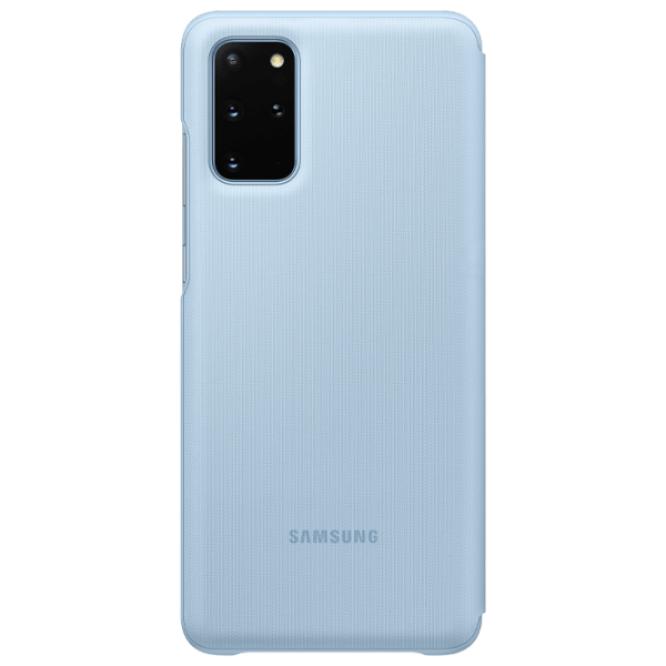 Husă pentru smartphone Samsung Galaxy S20+ (EF-NG985PLEGW) Blue Samsung, Silicon, LED Flip Wallet photo 1