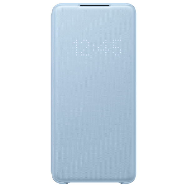 Husă pentru smartphone Samsung Galaxy S20+ (EF-NG985PLEGW) Blue Samsung, Silicon, LED Flip Wallet photo 2