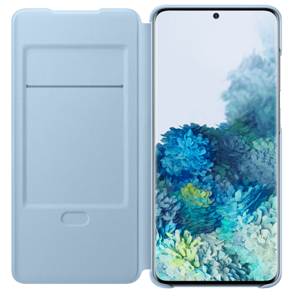 Husă pentru smartphone Samsung Galaxy S20+ (EF-NG985PLEGW) Blue Samsung, Silicon, LED Flip Wallet photo 3