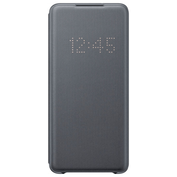 Husă pentru smartphone Samsung Galaxy S20+ (EF-NG985) Gray Samsung, PU, LED Flip Wallet photo 2