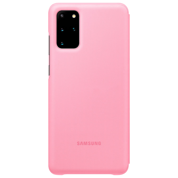 Husă pentru smartphone Samsung Galaxy S20+ (EF-NG985) Pink Samsung, PU, LED Flip Wallet photo 1