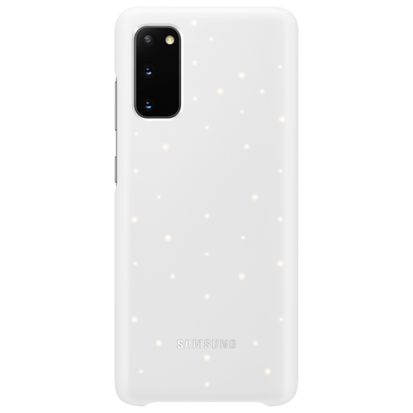 Husă pentru smartphone Samsung Galaxy S20 (EF-KG980CWEG) White Samsung, Silicon, Led Cover photo 1