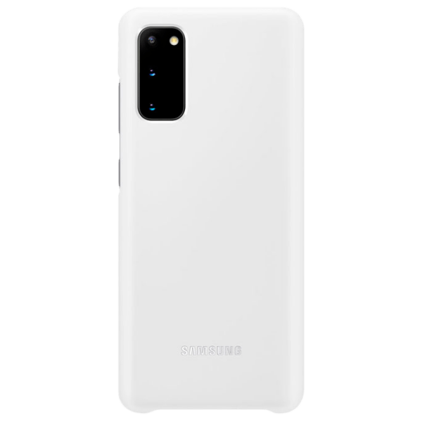 Husă pentru smartphone Samsung Galaxy S20 (EF-KG980CWEG) White Samsung, Silicon, Led Cover photo 2