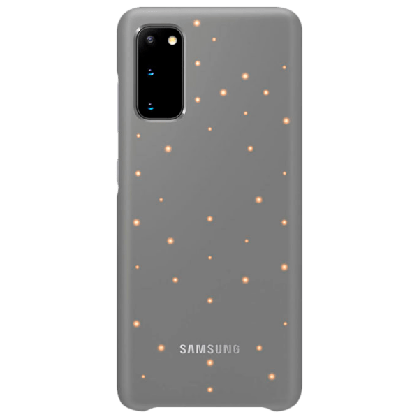 Husă pentru smartphone Samsung Galaxy S20 (EF-KG980) Gray Samsung, Silicon, Led Cover photo 1